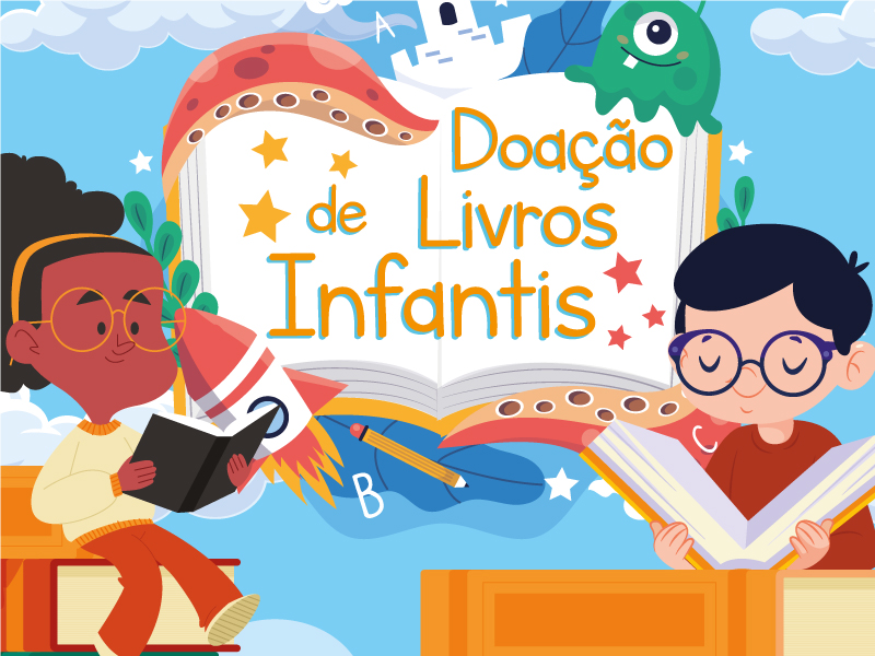 Banner Doação De Livros Infantis
